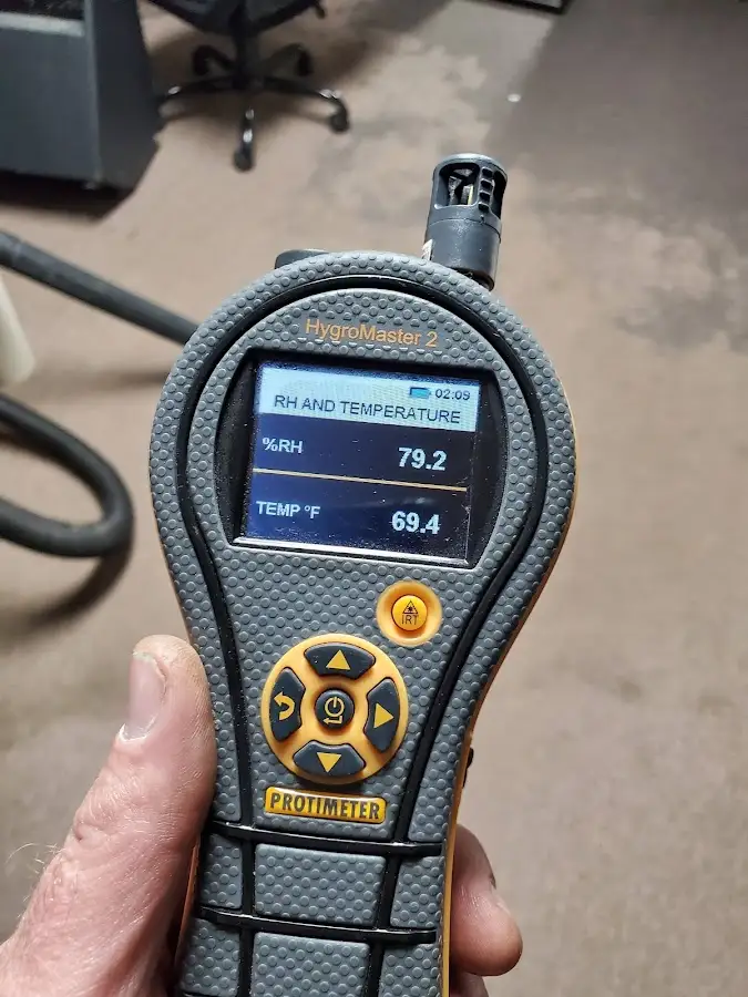Moisture meter humidity assessment for Fire & Smoke Damage Restoration in Albertville